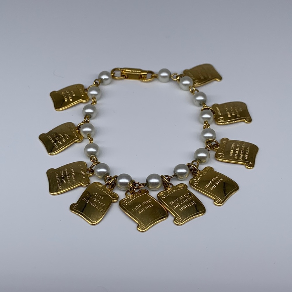 Ten Commandments bracelet